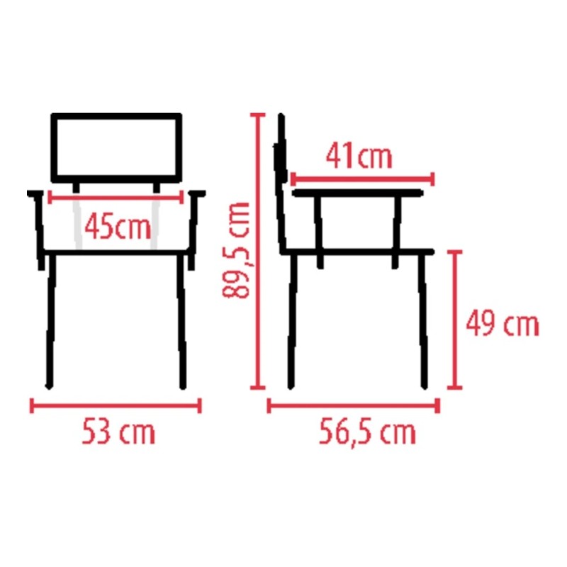 Chaise garde robe SITIS | MBE MEDICAL