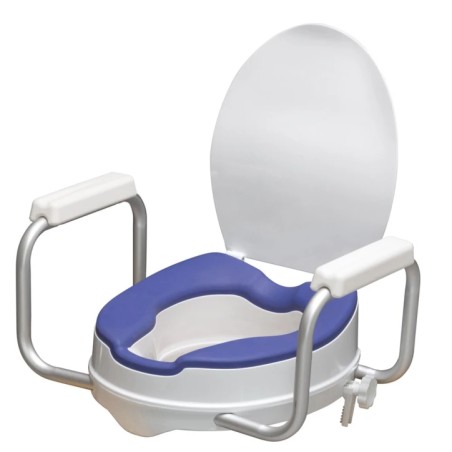 Rehausse WC avec accoudoirs | MBE MEDICAL
