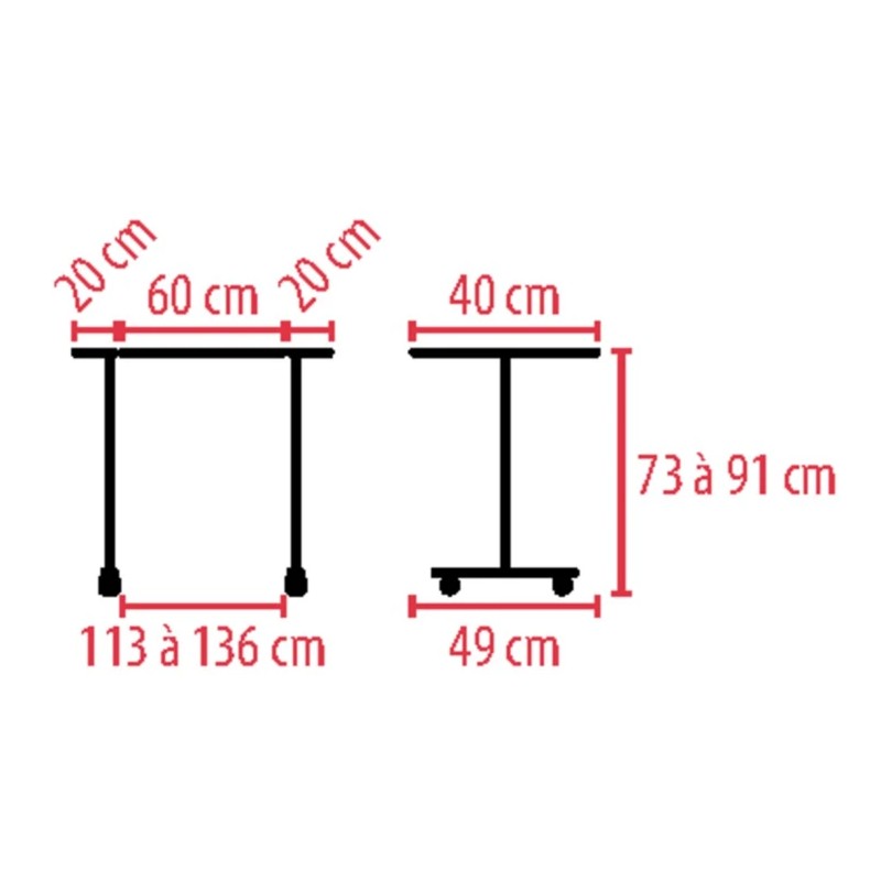 Table pont de lit | MBE MEDICAL
